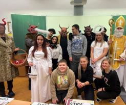 Mikulášská nadílka na DD, ZŠ a SŠ v Duchcově